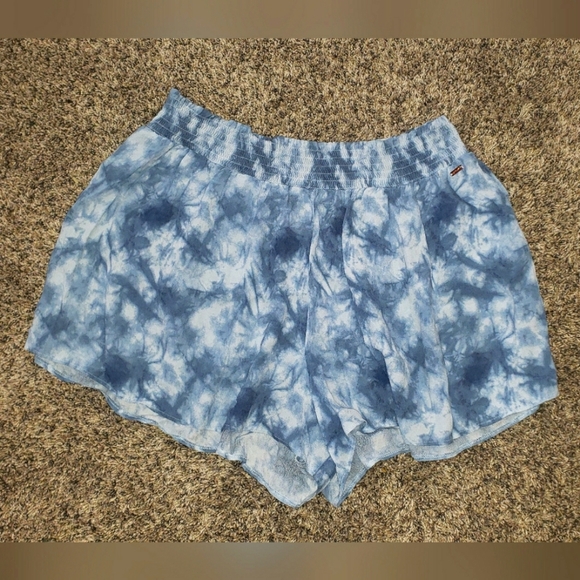 PINK|Victoria's Secret| Tie Dye Flowy Shorts - Picture 1 of 6
